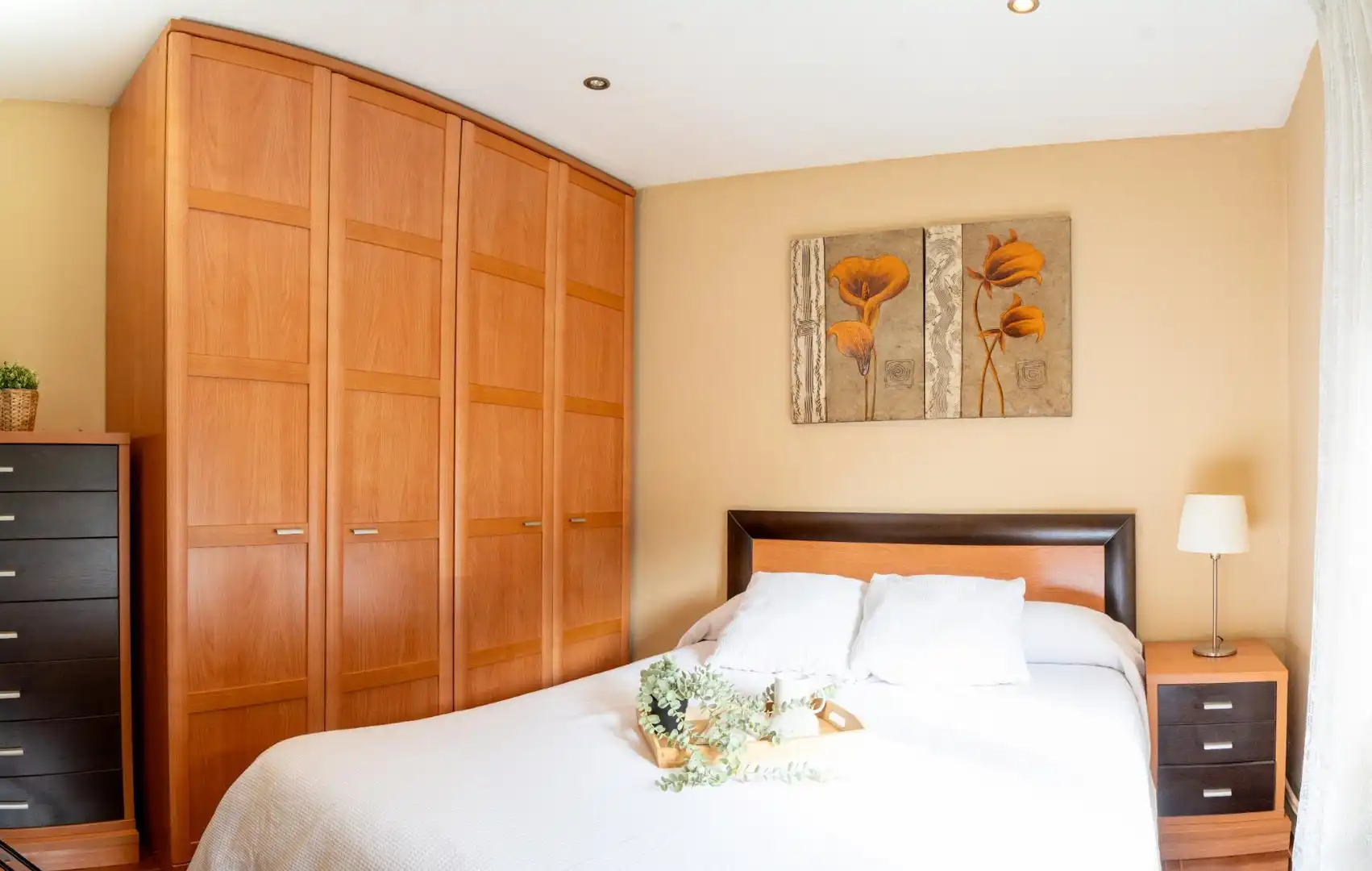 Bedroom of Flat for sale in Aller  with Heating and Furnished
