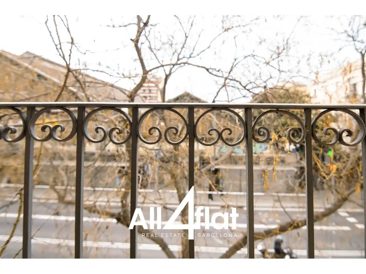Balcony of Flat for sale in Barcelona  with Air Conditioner, Parquet flooring and Terrace