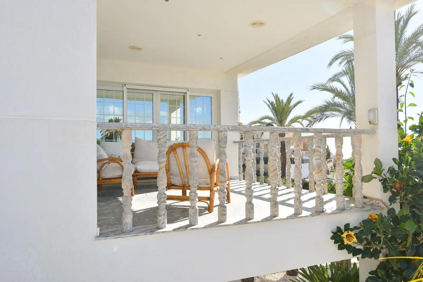 Terraza de Casa o chalet de alquiler en Rincón de la Victoria con Aire acondicionado, Calefacción y Jardín privado