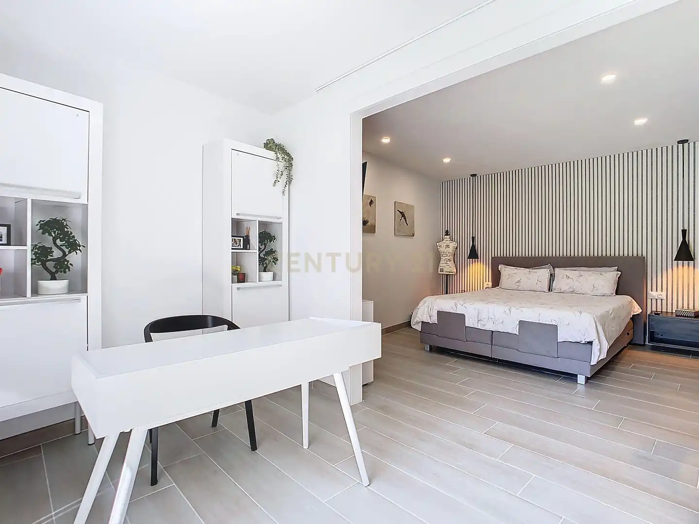 Schlafzimmer von Haus oder Chalet zum Verkauf in Benalmádena mit Klimaanlage, Balkon und Alarm