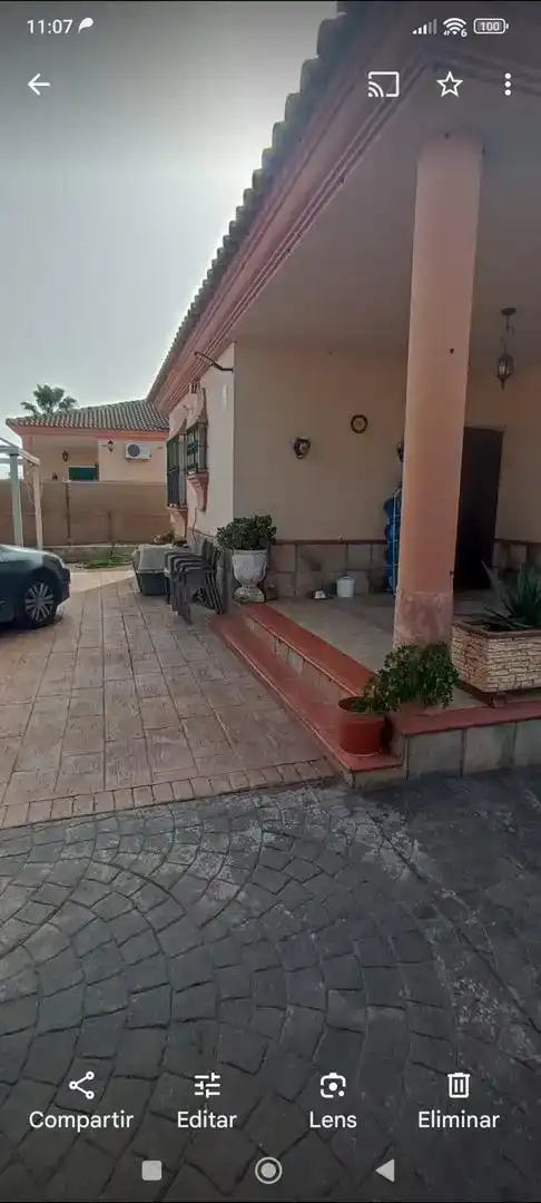 Terrassa de Casa o xalet en venda en Coria del Río amb Aire condicionat i Piscina