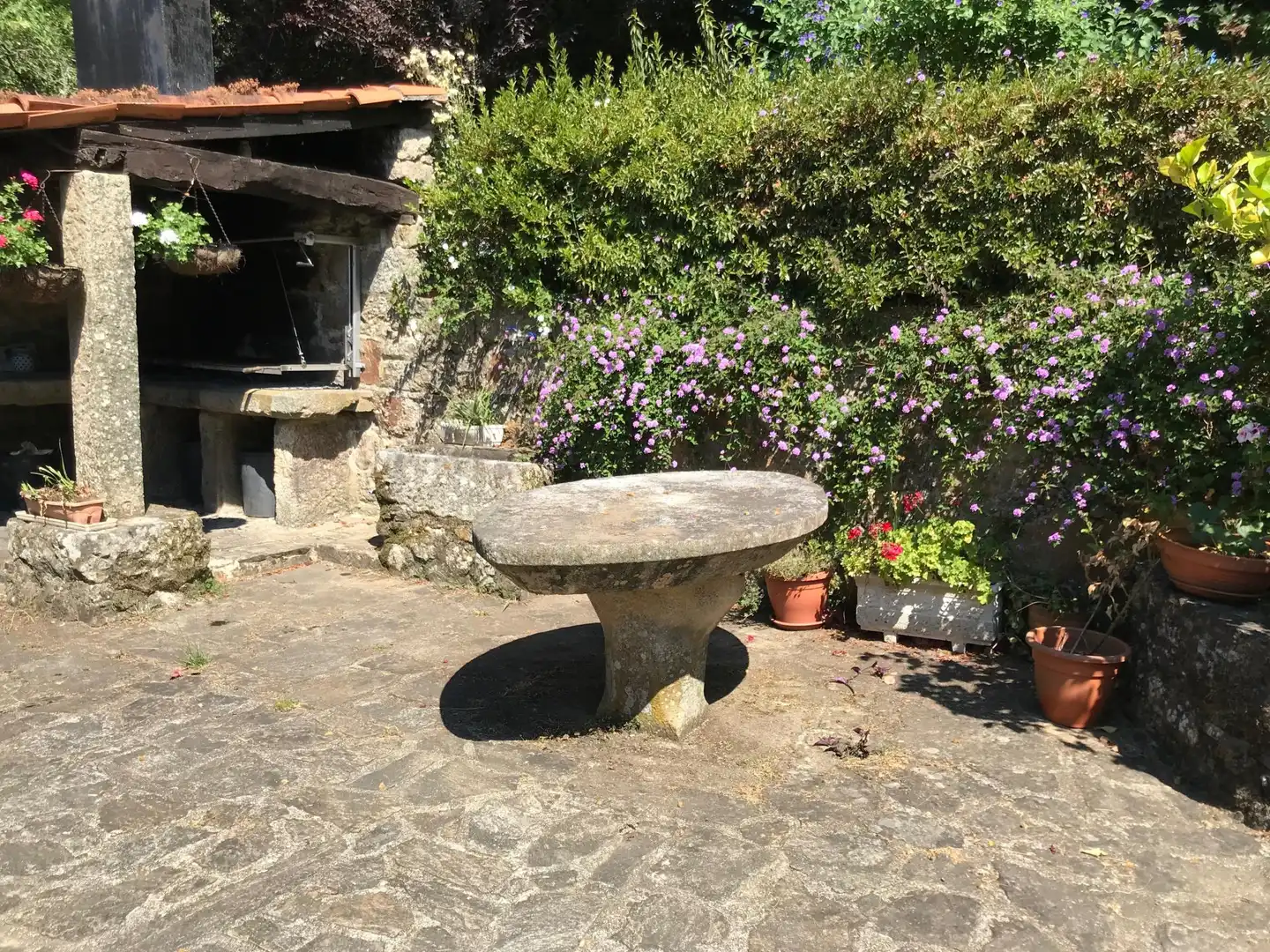 Jardín de Finca rústica en venta en Rois con Calefacción y Piscina