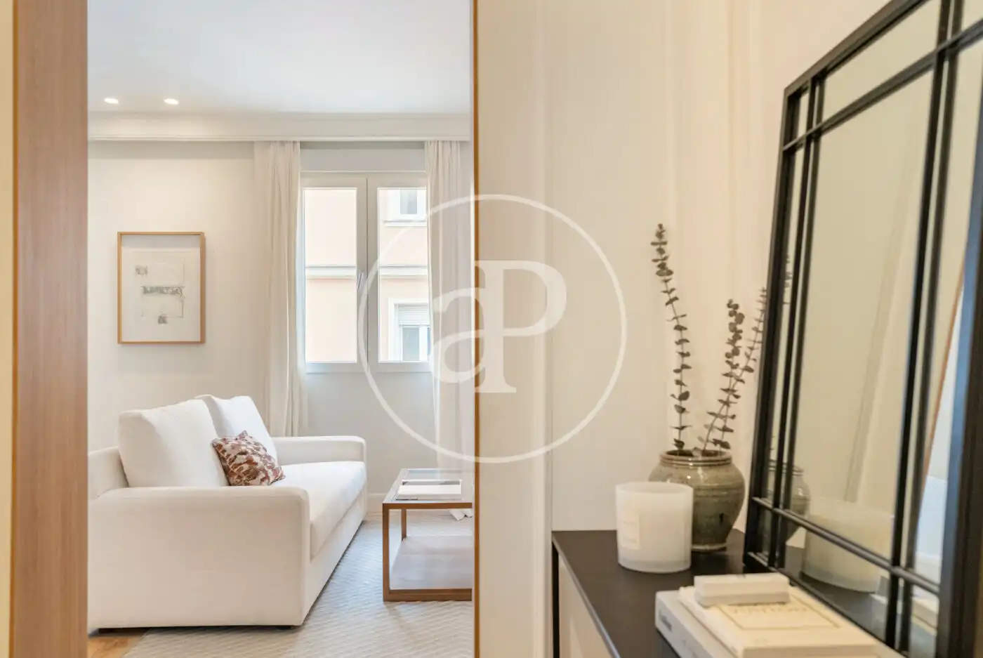 Sala d'estar de Pis en venda en  Madrid Capital amb Aire condicionat i Calefacció