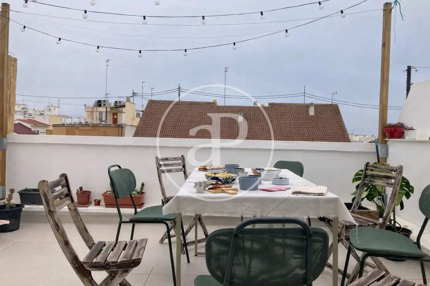Terraza de Piso de alquiler en  Valencia Capital con Aire acondicionado, Calefacción y Terraza