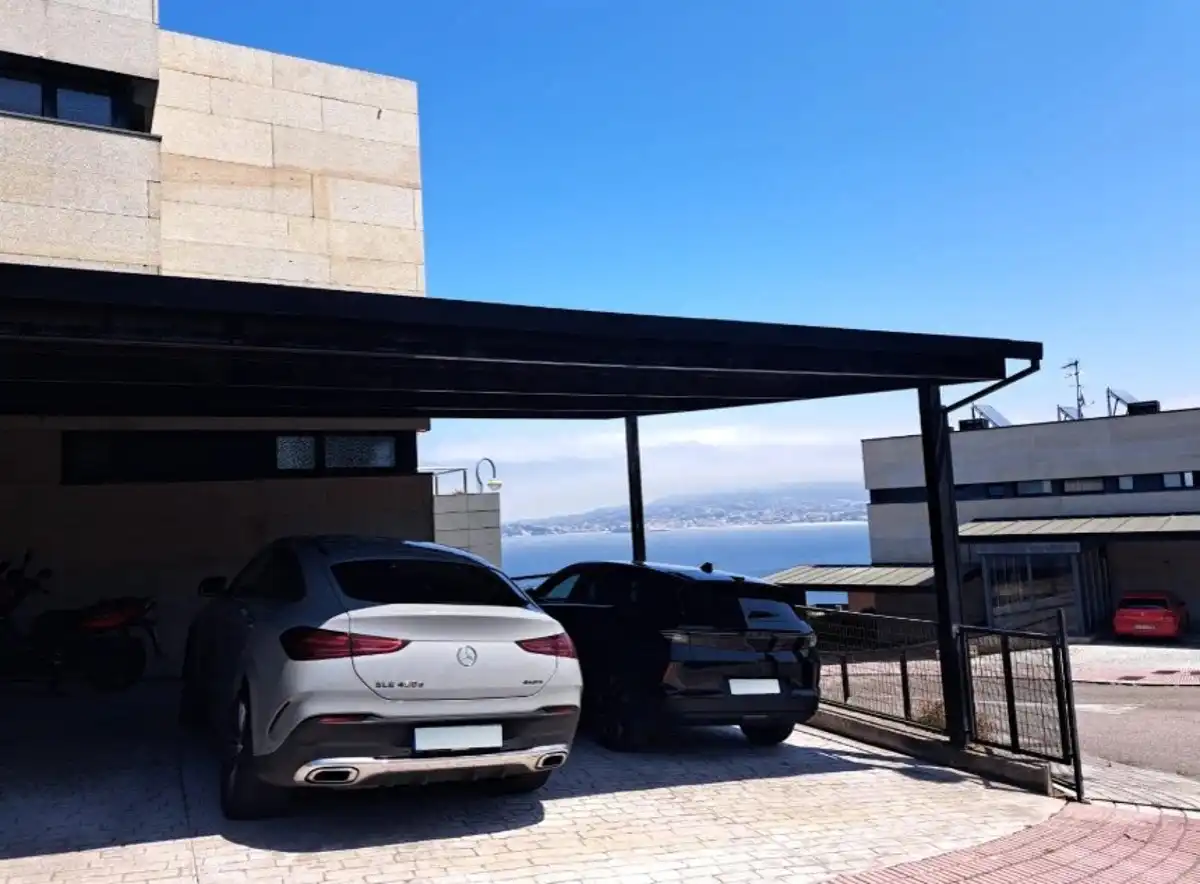 Parking of Flat for sale in Baiona  with Terrace, Storage room and Alarm