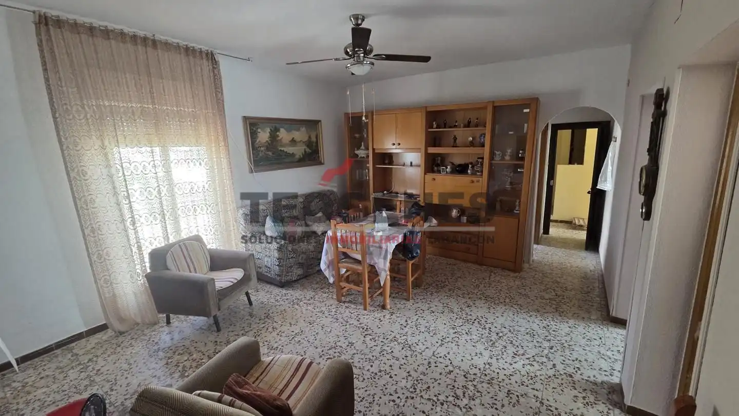Living room of Houses for sale in Fuente de Pedro Naharro  with Heating, Terrace and Storage room