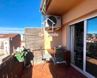 Balcony of Attic for sale in Terrassa  with Air Conditioner, Heating and Parquet flooring