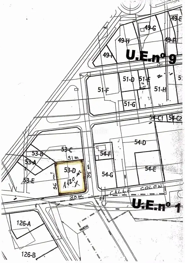Residential land for sale in Carrer de Colom 54