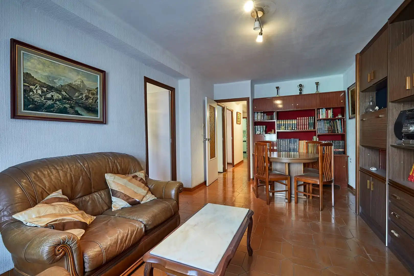 Sala de estar de Piso en venta en Barcelona con Aire acondicionado, Calefacción y Amueblado