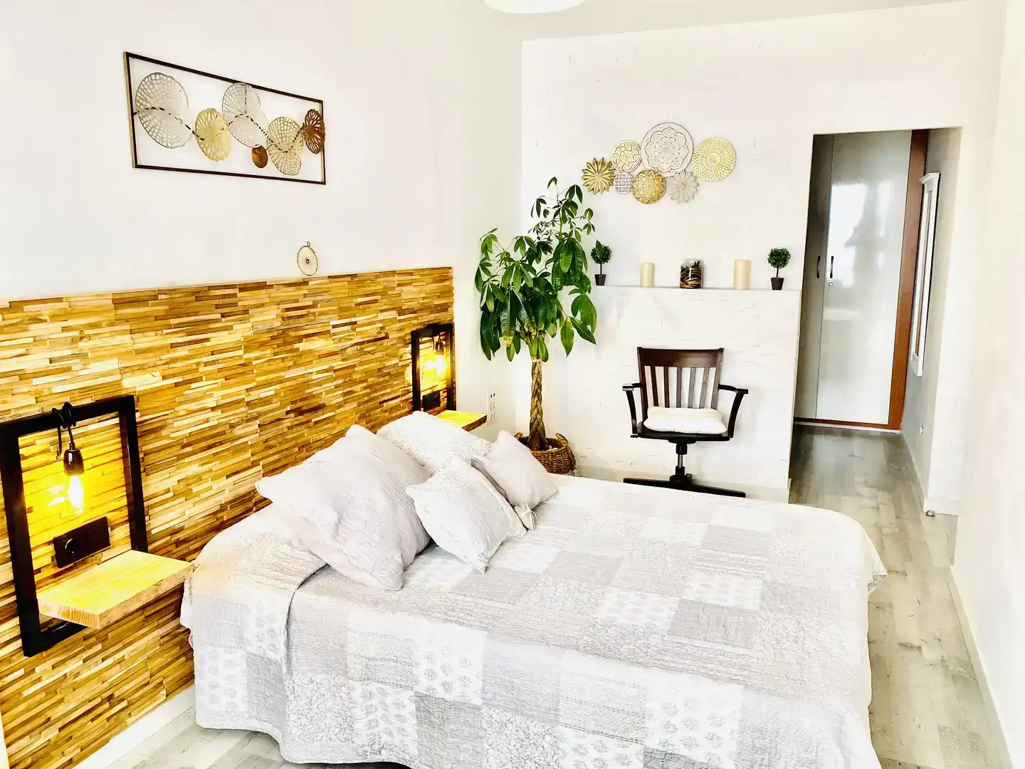 Schlafzimmer von Wohnung zur Miete in El Rosario mit Klimaanlage und Schwimmbad