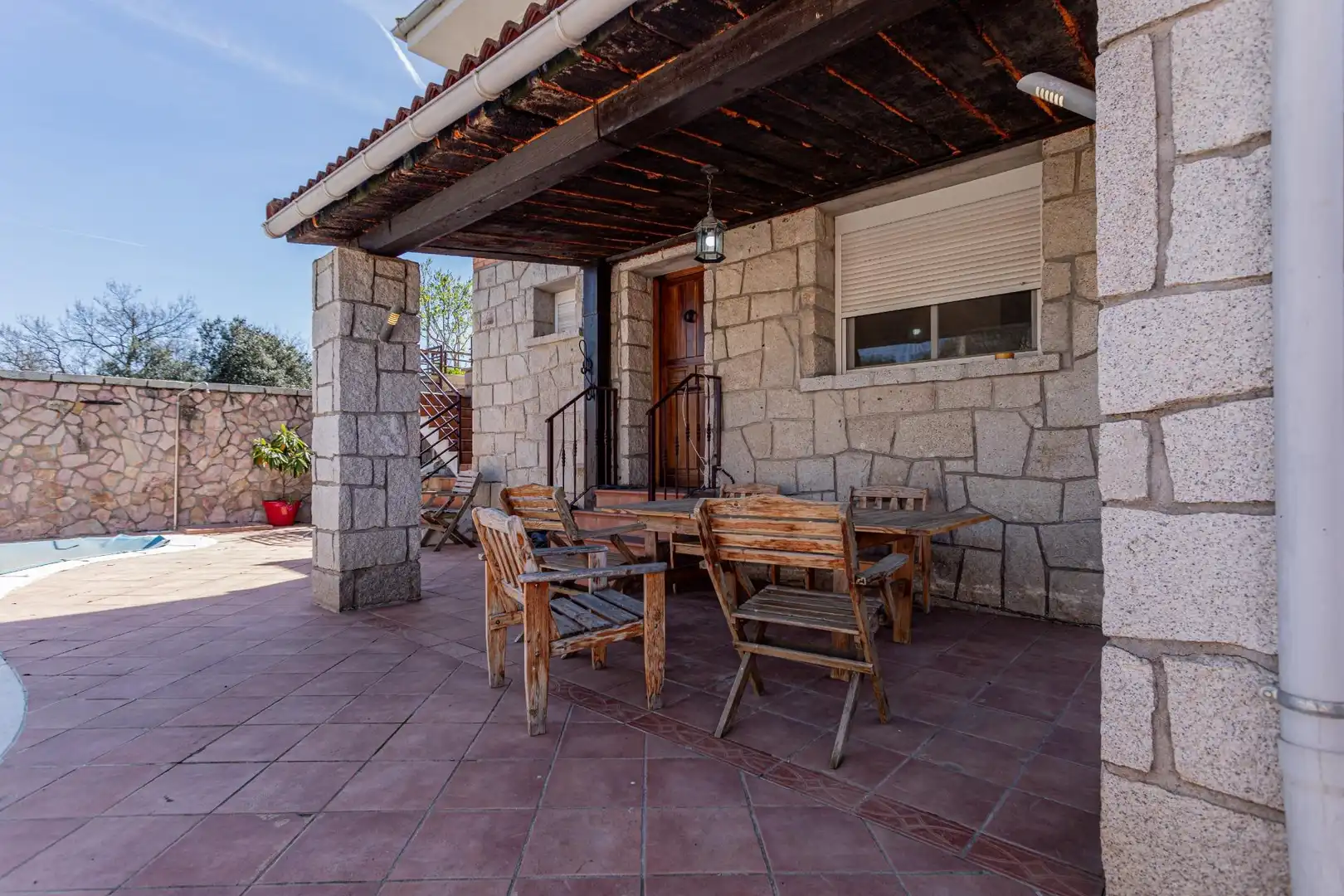 Terrace of Houses for sale in Guadalix de la Sierra  with Heating, Terrace and Swimming Pool