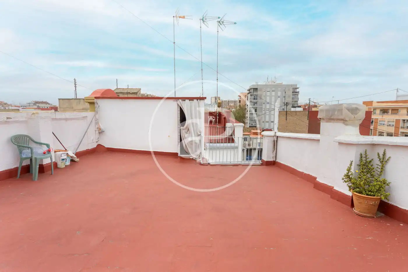 Terrace of Flat for sale in Valencia  with Heating, Terrace and Balcony