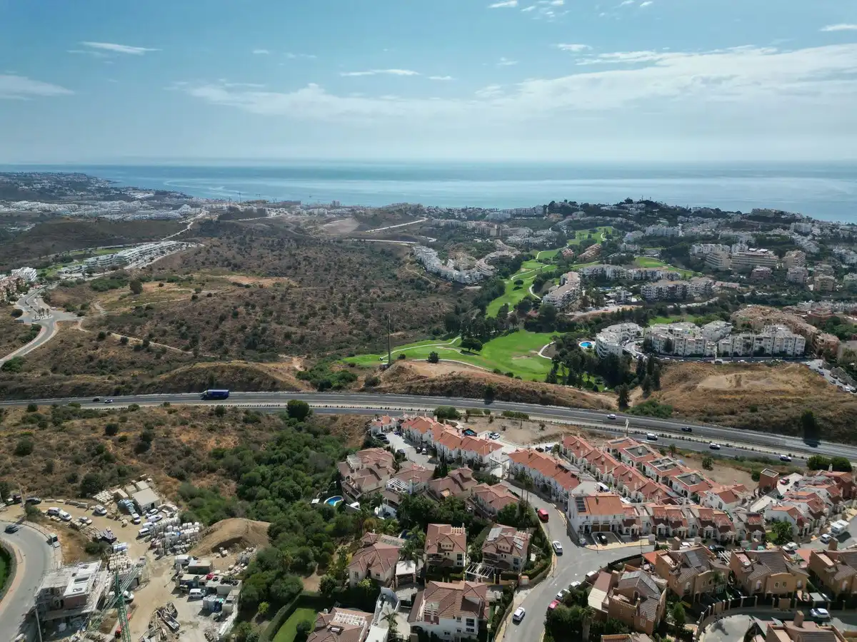 Exterior view of Houses for sale in Mijas  with Air Conditioner, Heating and Private garden