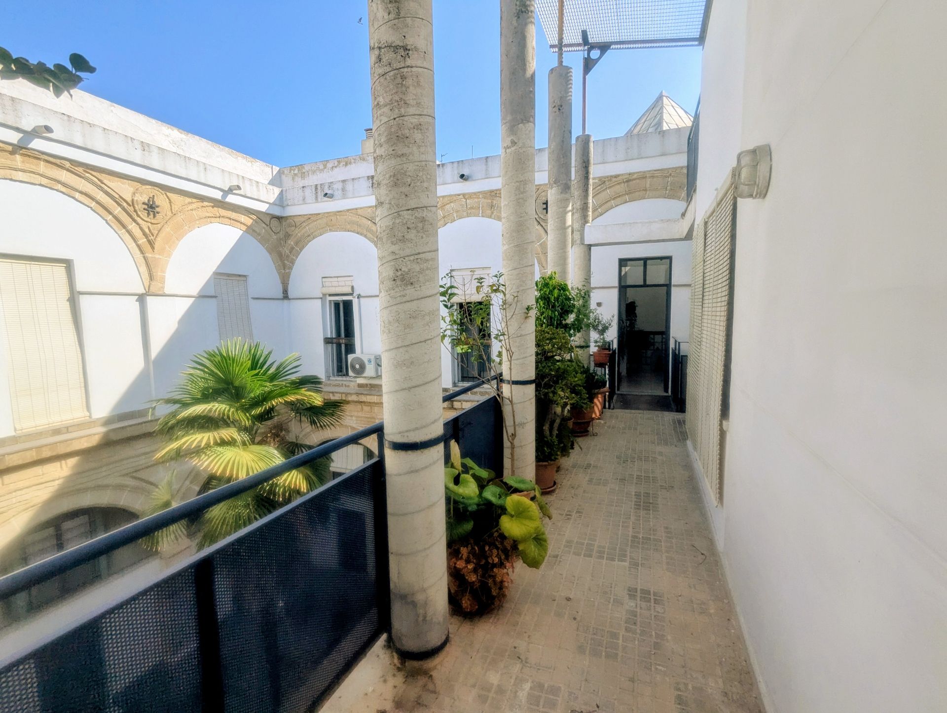 Terraza de Piso de alquiler en Jerez de la Frontera con Aire acondicionado, Amueblado y Horno