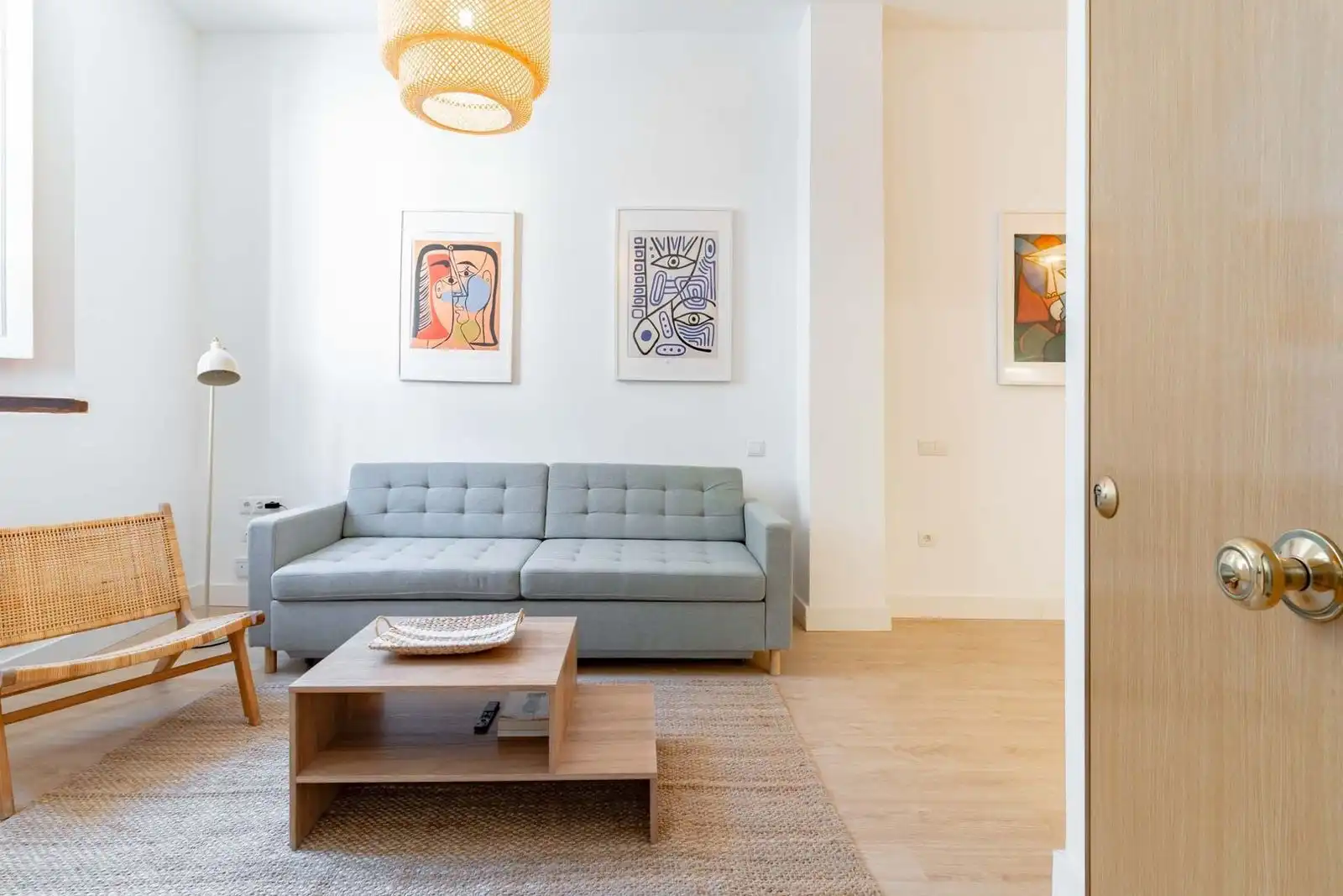 Living room of Flat for sale in Málaga  with Air Conditioner, Furnished and Internet