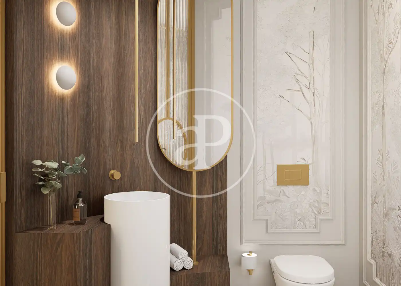 Bathroom of Flat for sale in Madrid  with Air Conditioner, Heating and Furnished