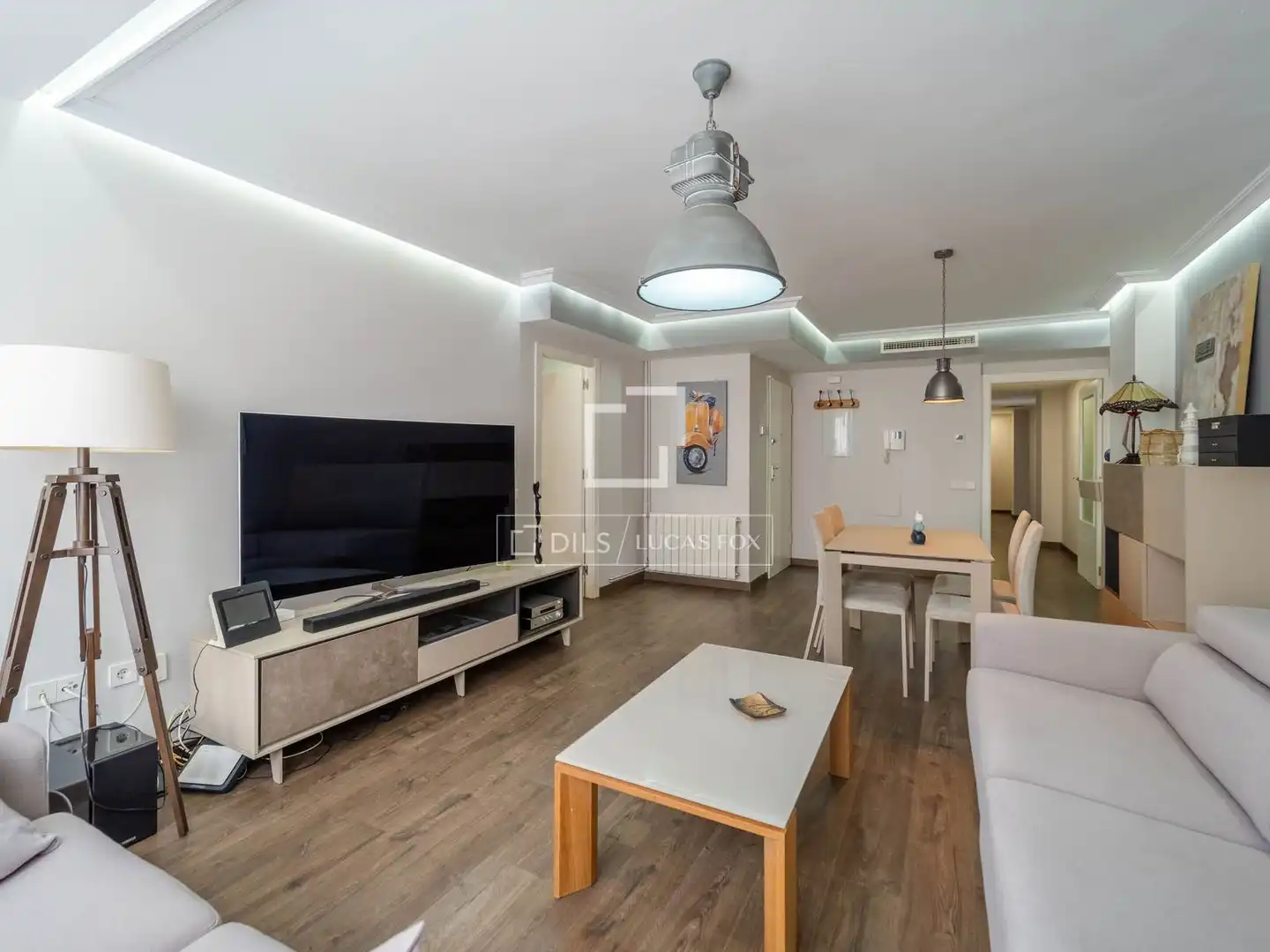 Wohnzimmer von Wohnung zum Verkauf in Valencia mit Klimaanlage, Heizung und Möbliert