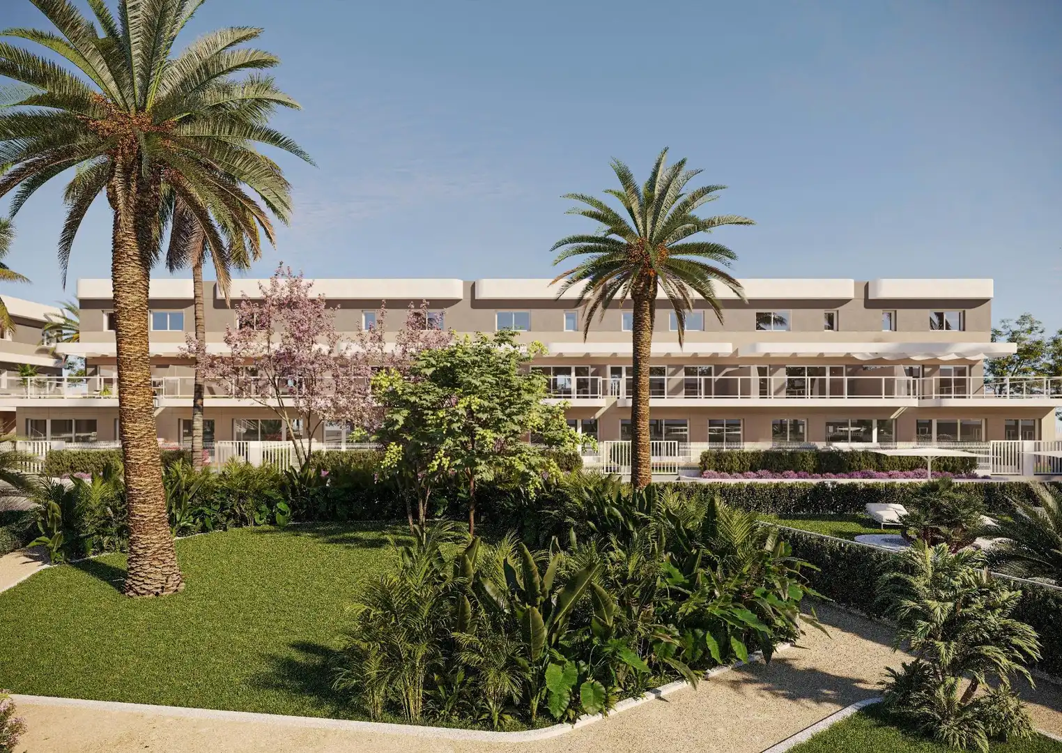 Vista exterior de Apartament en venda en Monforte del Cid amb Aire condicionat, Calefacció i Jardí privat