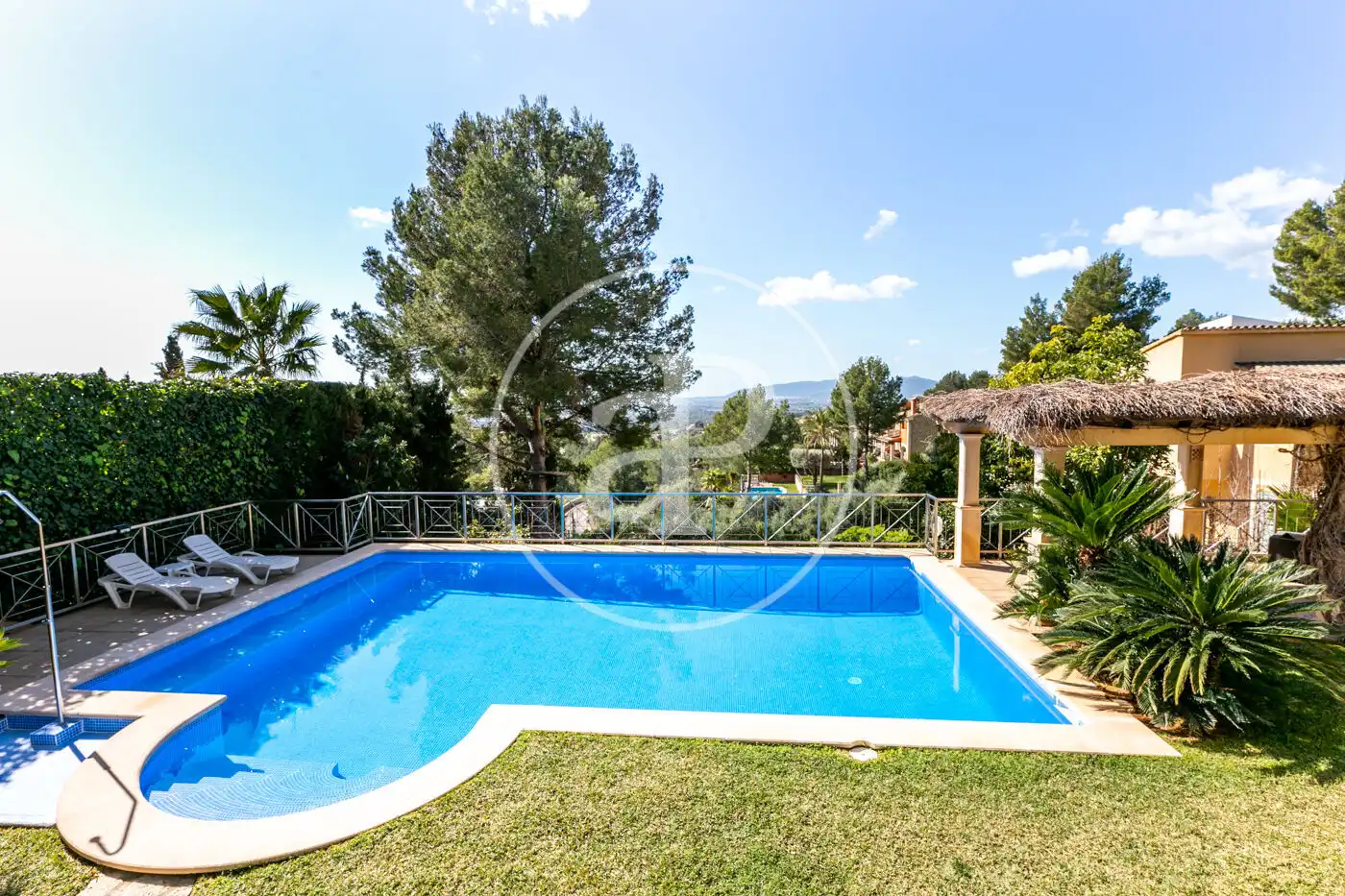 Swimming pool of Houses for rent in Bunyola  with Air Conditioner, Heating and Private garden