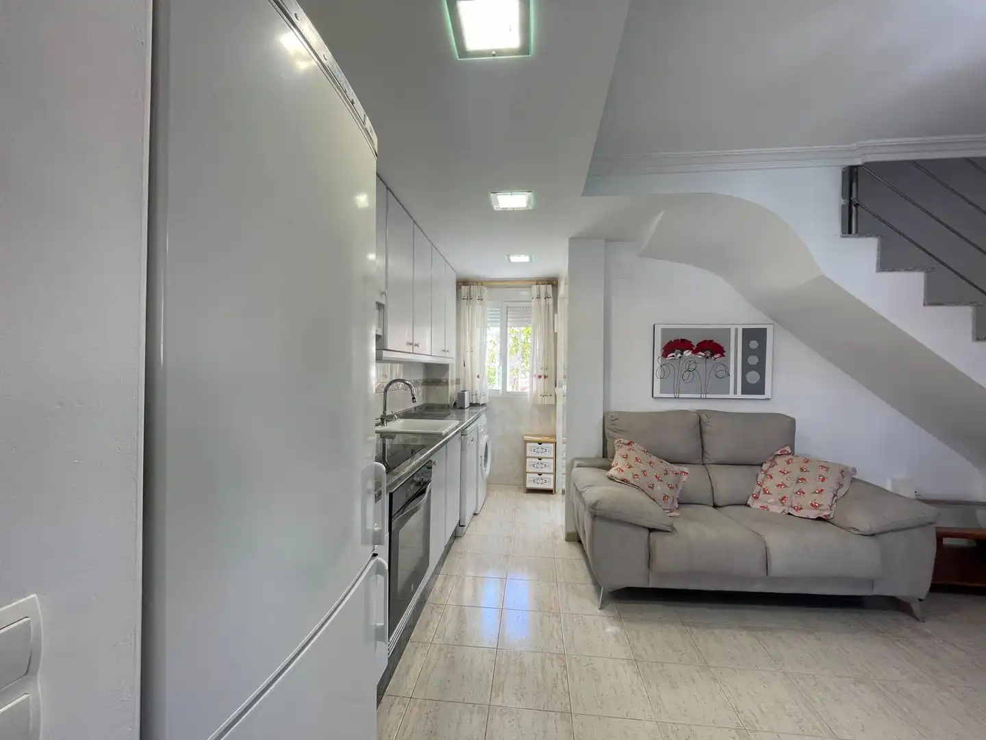 Cuina de Casa adosada en venda en Oropesa del Mar / Orpesa amb Aire condicionat, Calefacció i Terrassa