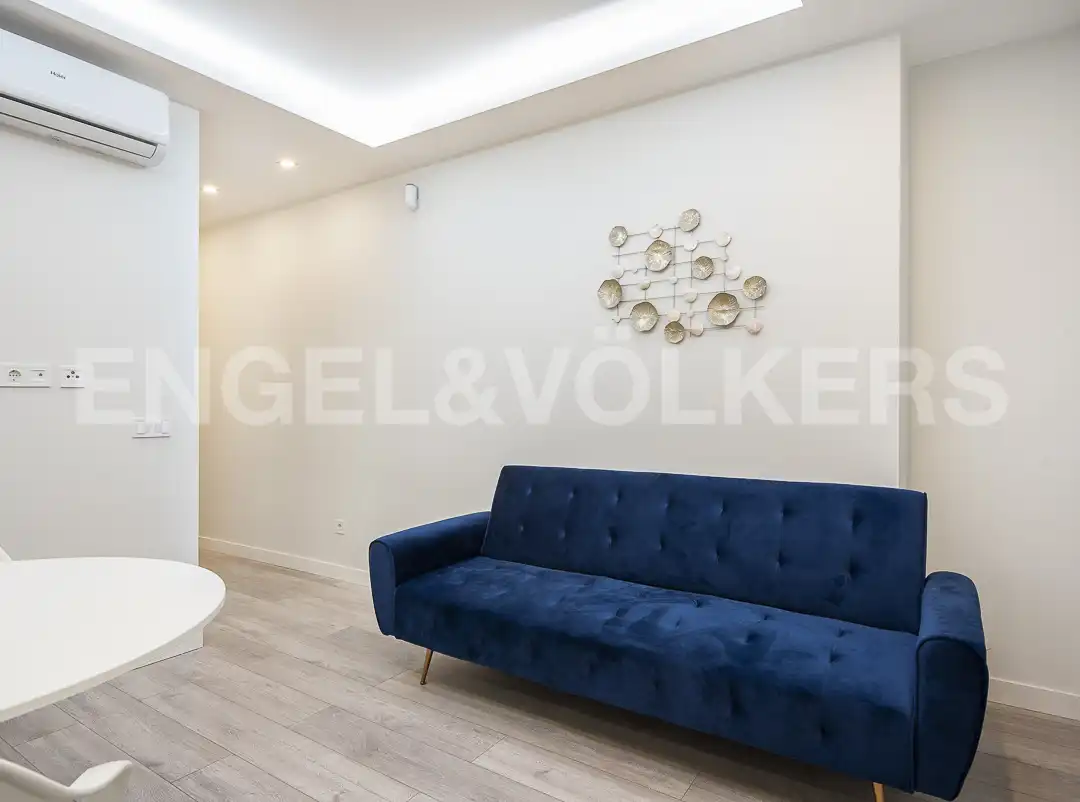 Sala de estar de Piso en venta en Barcelona con Aire acondicionado, Calefacción y Balcón