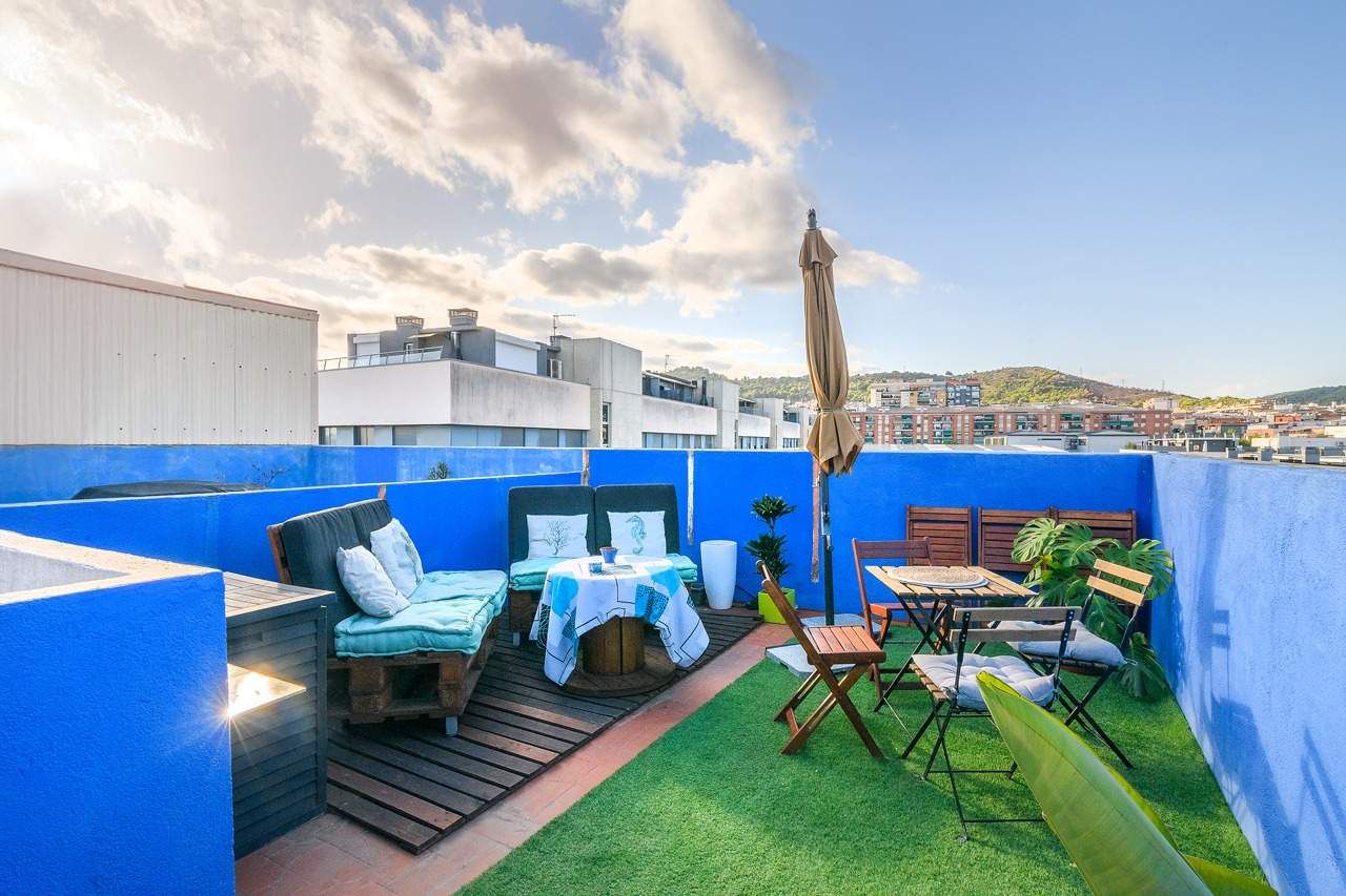 Terrace of Attic for sale in Viladecans  with Air Conditioner, Heating and Parquet flooring