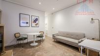 Living room of Flat to rent in  Madrid Capital  with Air Conditioner, Heating and Parquet flooring