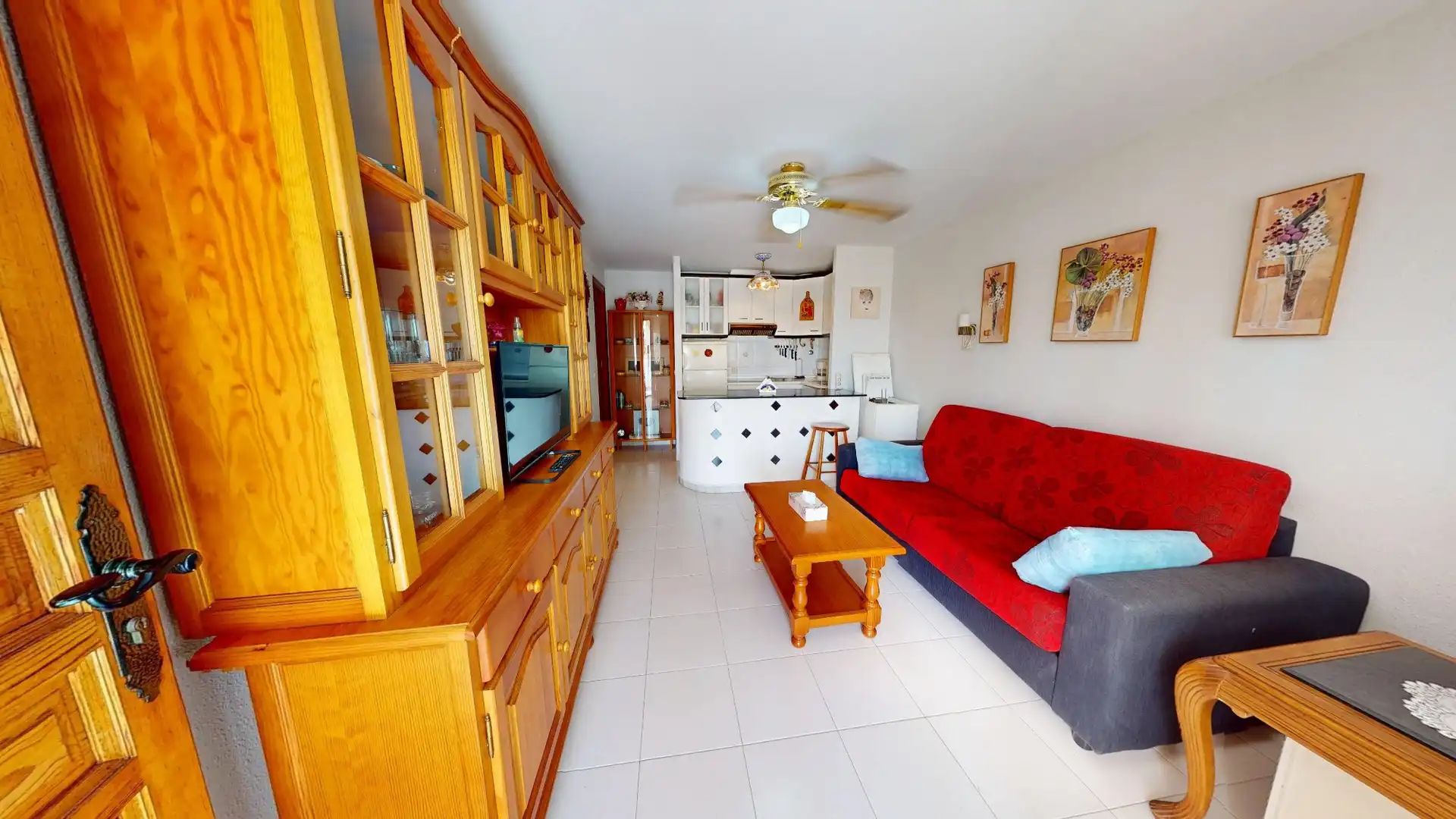 Sala d'estar de Casa o xalet en venda en San Javier amb Jardí privat, Terrassa i Traster