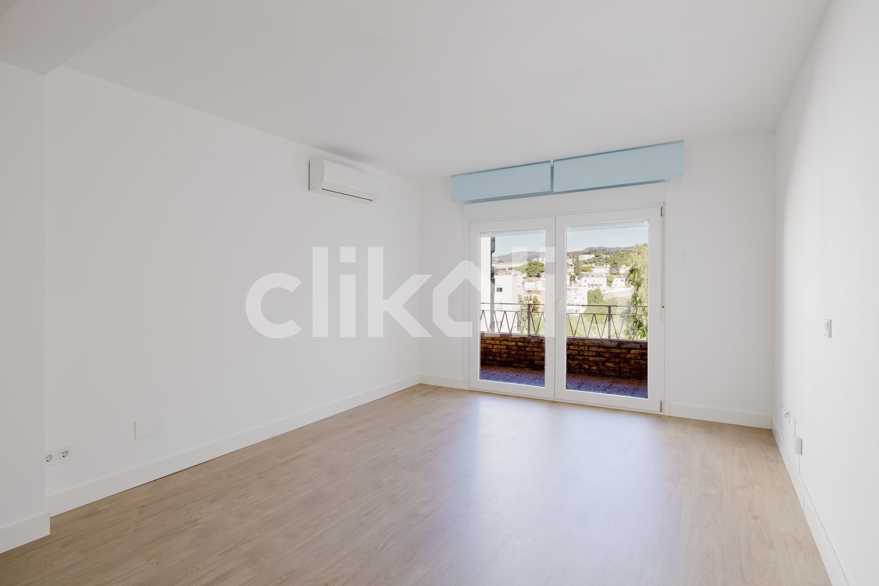 Dormitori de Pis de lloguer en Málaga Capital amb Aire condicionat i Terrassa