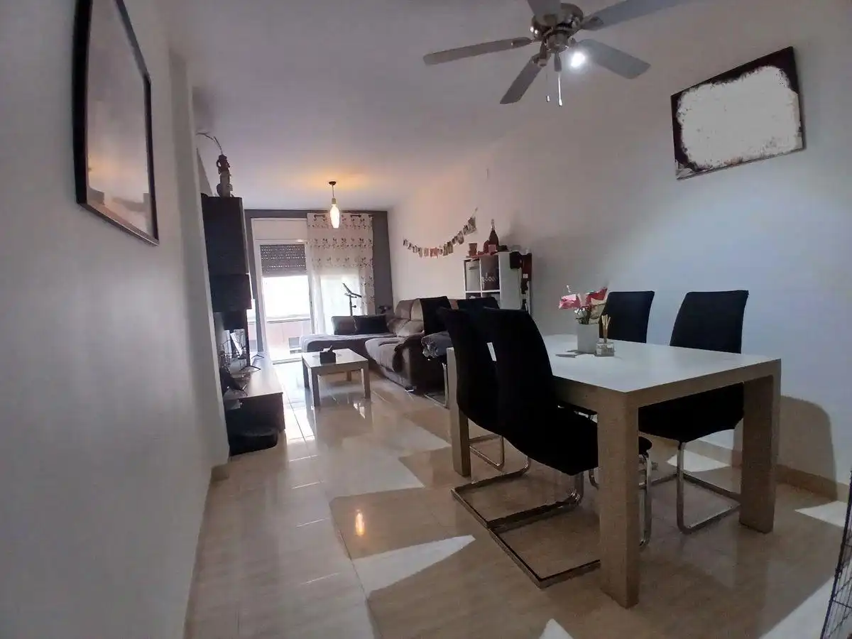Sala de estar de Piso en venta en Deltebre con Terraza, Amueblado y Balcón