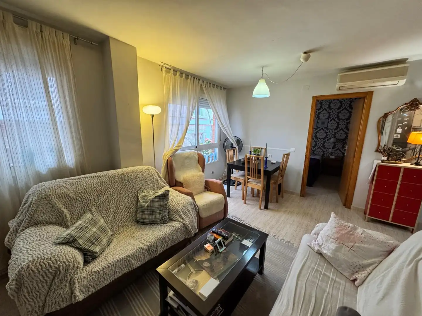 Sala de estar de Piso en venta en Murcia con Amueblado, Horno y Lavadora