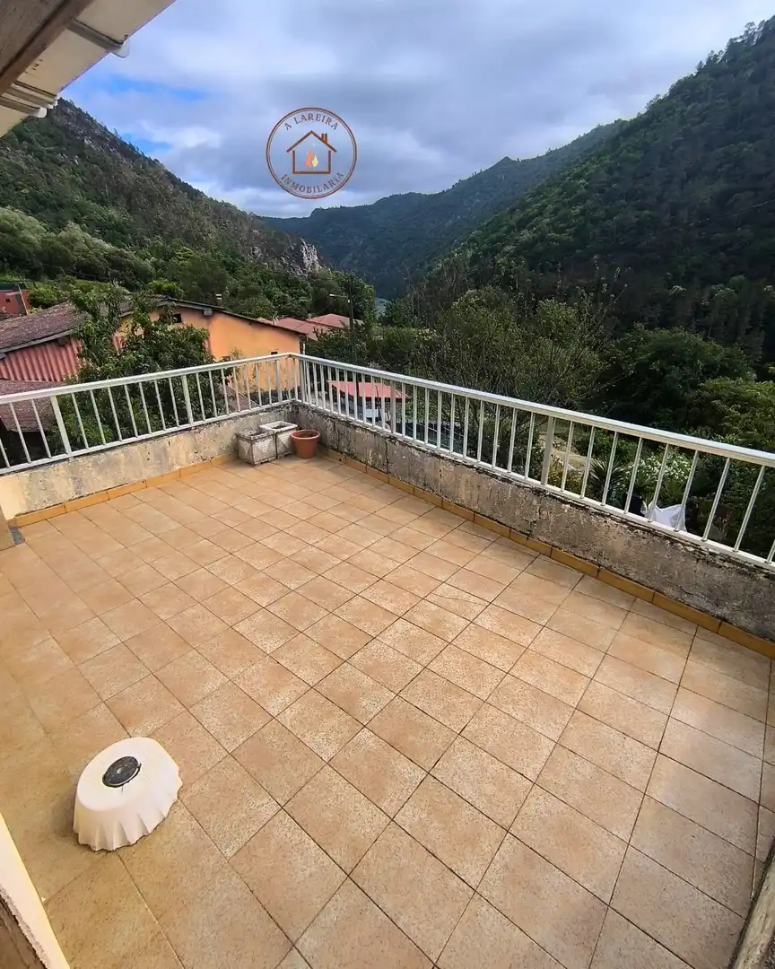 Terrassa de Casa o xalet en venda en Pantón amb Calefacció, Jardí privat i Terrassa