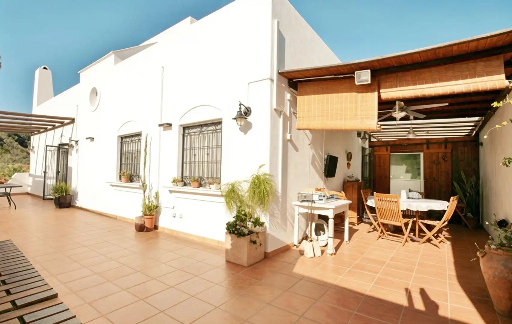 Terraza de Casa adosada en venta en Níjar con Aire acondicionado, Calefacción y Jardín privado