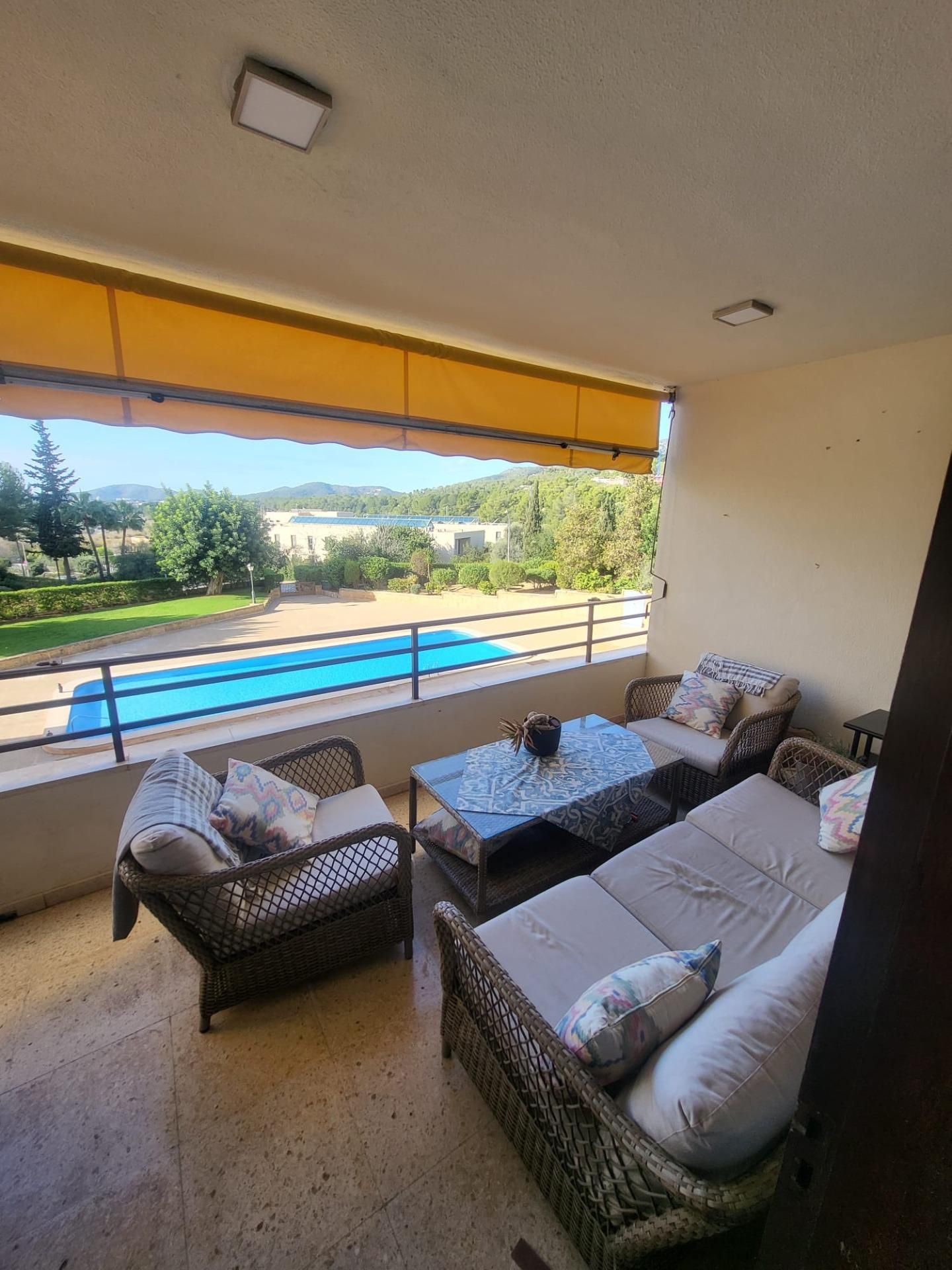 Terrace of Flat to rent in Calvià  with Air Conditioner, Heating and Terrace