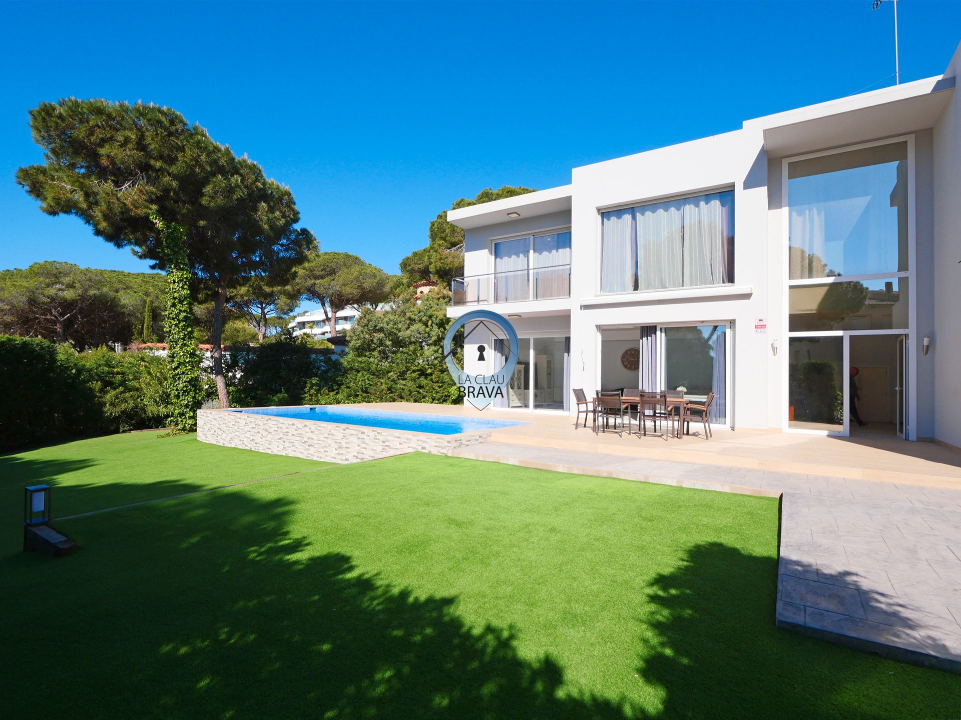 Jardí de Casa o xalet en venda en Calonge i Sant Antoni amb Aire condicionat, Calefacció i Jardí privat