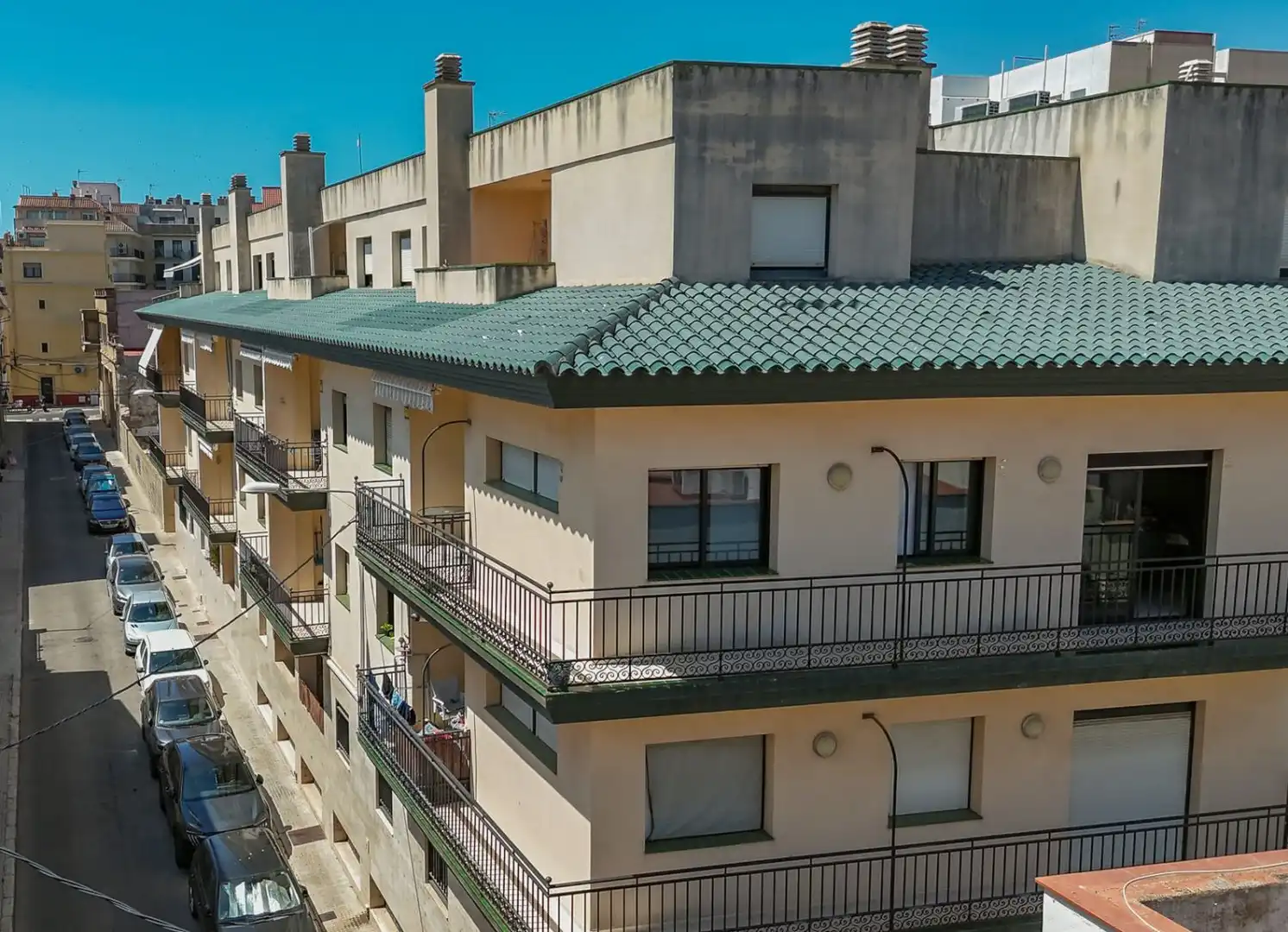 Vista exterior de Pis en venda en La Ràpita amb Aire condicionat, Calefacció i Terrassa