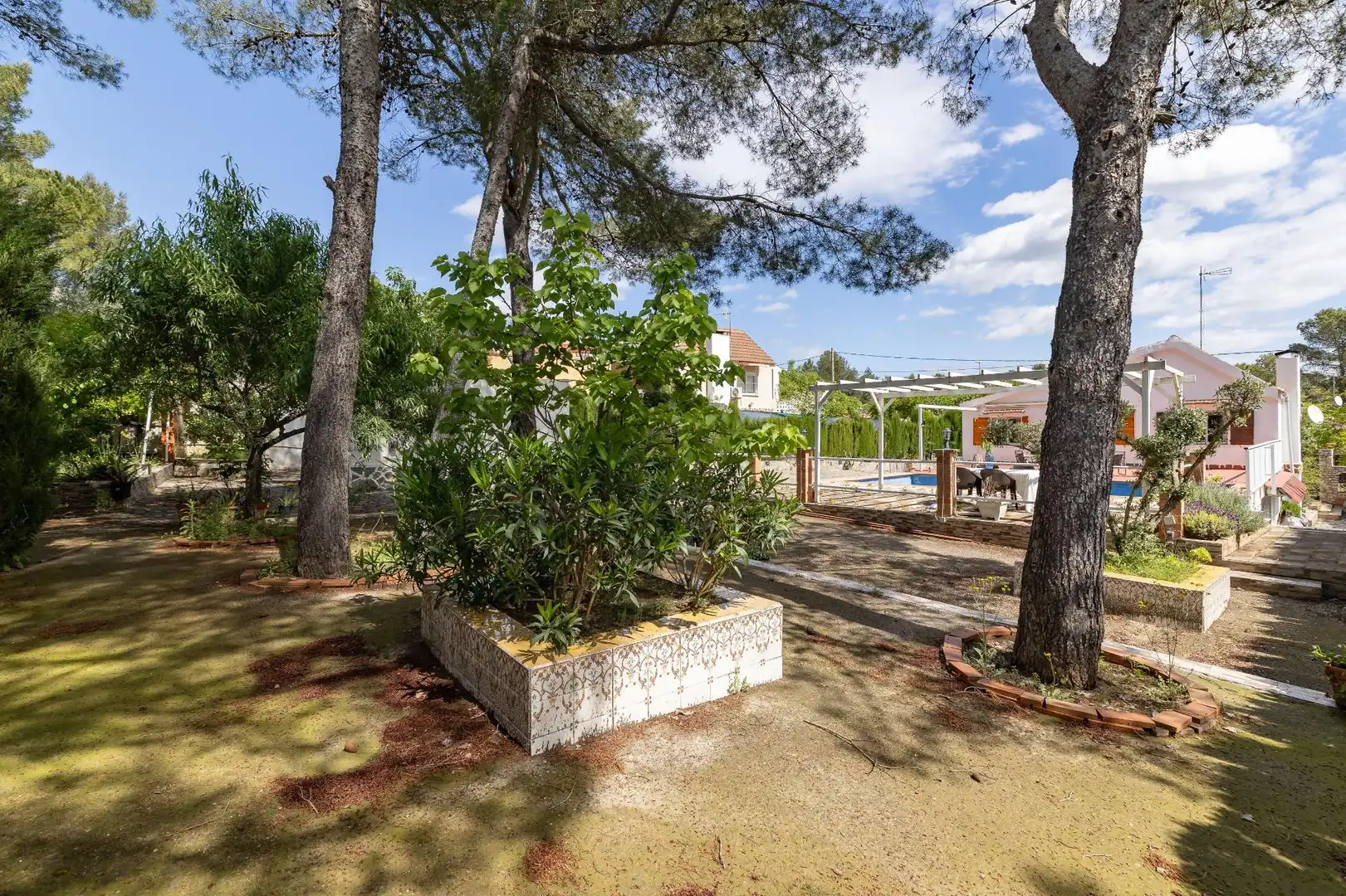 Jardí de Casa o xalet en venda en Mogente / Moixent amb Jardí privat, Terrassa i Traster