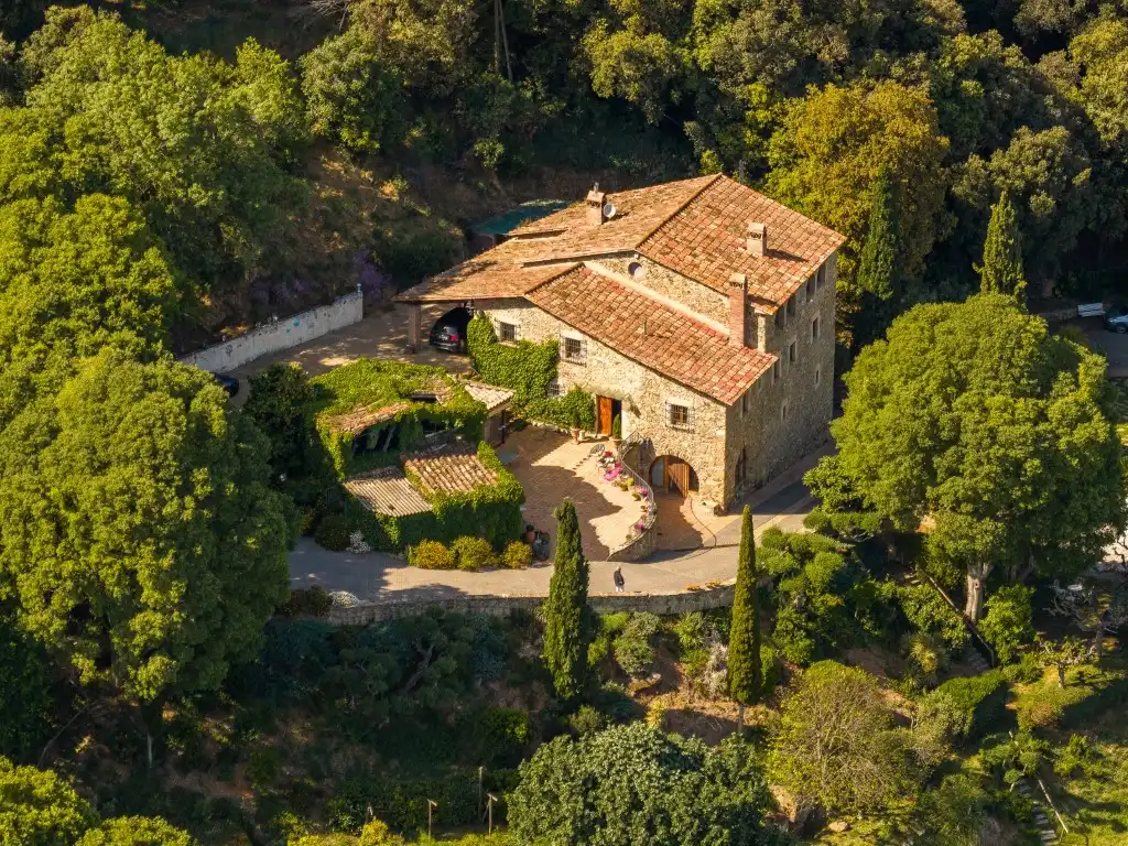 Vista exterior de Finca rústica en venta en Amer con Aire acondicionado