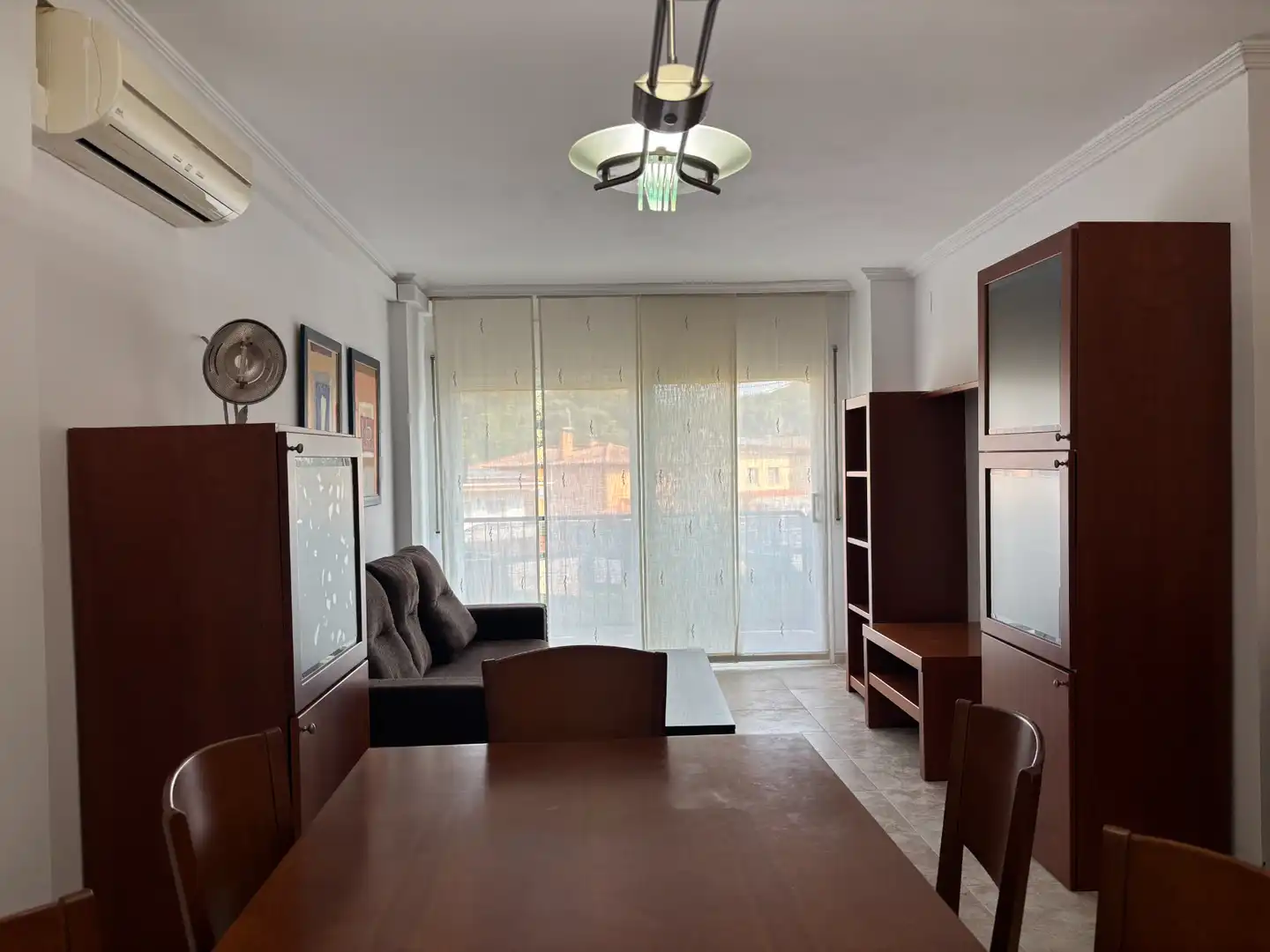 Wohnzimmer von Wohnung zum Verkauf in Girona mit Klimaanlage, Heizung und Balkon