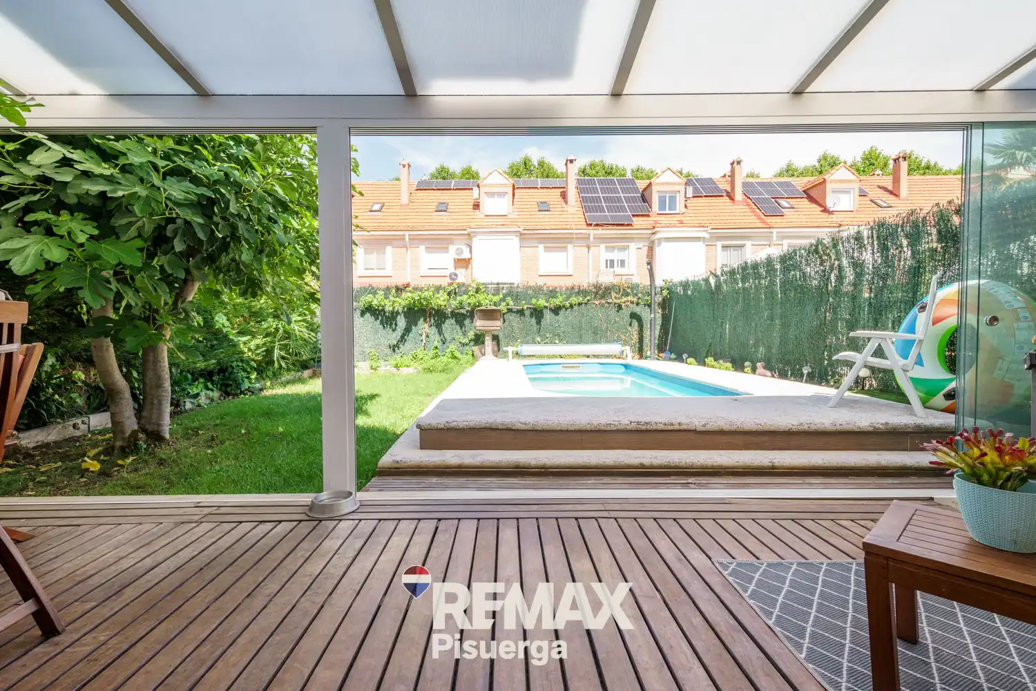 Terraza de Casa o chalet en venta en Arroyo de la Encomienda con Aire acondicionado, Calefacción y Jardín privado