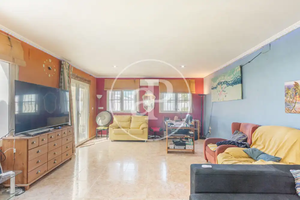Living room of Houses for sale in Olocau  with Air Conditioner, Heating and Private garden