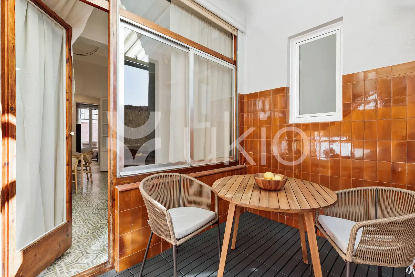 Habitación de Apartamento de alquiler en Barcelona con Aire acondicionado, Calefacción y Terraza