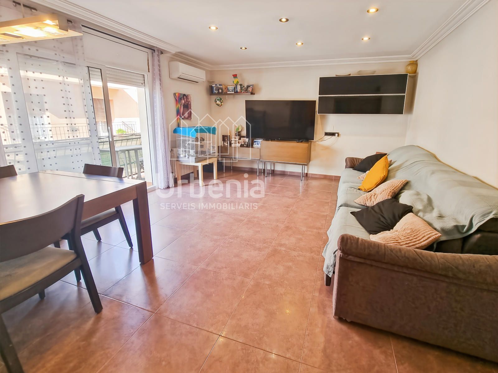 Sala d'estar de Pis en venda en Mataró amb Aire condicionat, Calefacció i Terrassa