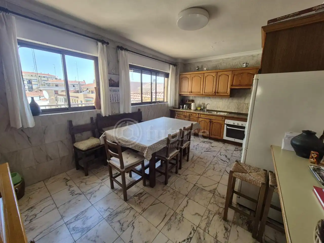 Kitchen of Flat for sale in Salamanca  with Heating, Terrace and Furnished