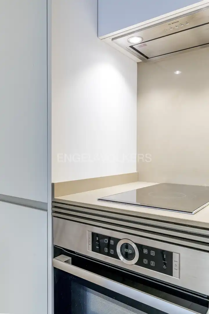 Cocina de Apartamento de alquiler en Madrid con Aire acondicionado, Calefacción y Amueblado