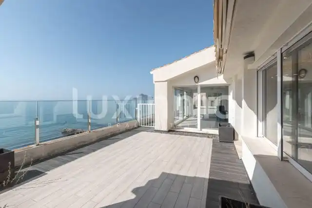 Terrasse von Dachboden zum Verkauf in Altea mit Klimaanlage, Heizung und Privatgarten