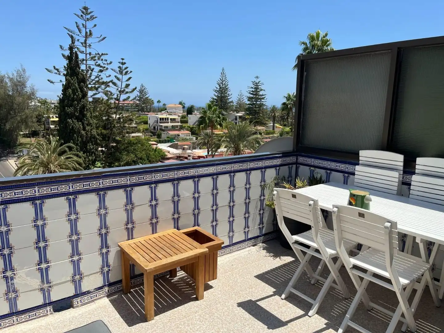 Terrassa de Apartament de lloguer en San Bartolomé de Tirajana