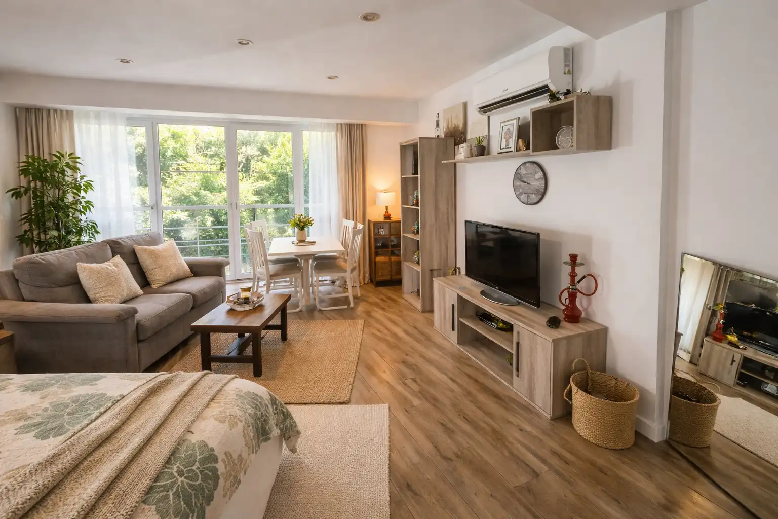 Living room of Lofts for sale in Castell d'Aro, Platja d'Aro i s'Agaró  with Air Conditioner, Heating and Parquet flooring