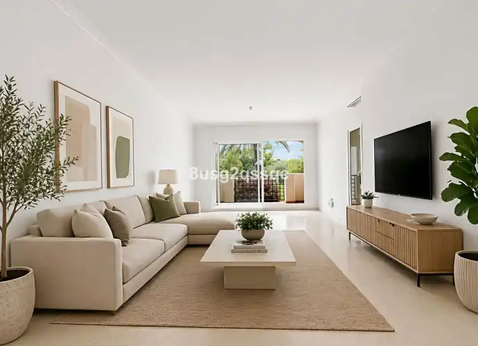 Sala d'estar de Apartament en venda en Marbella amb Terrassa, Traster i Moblat