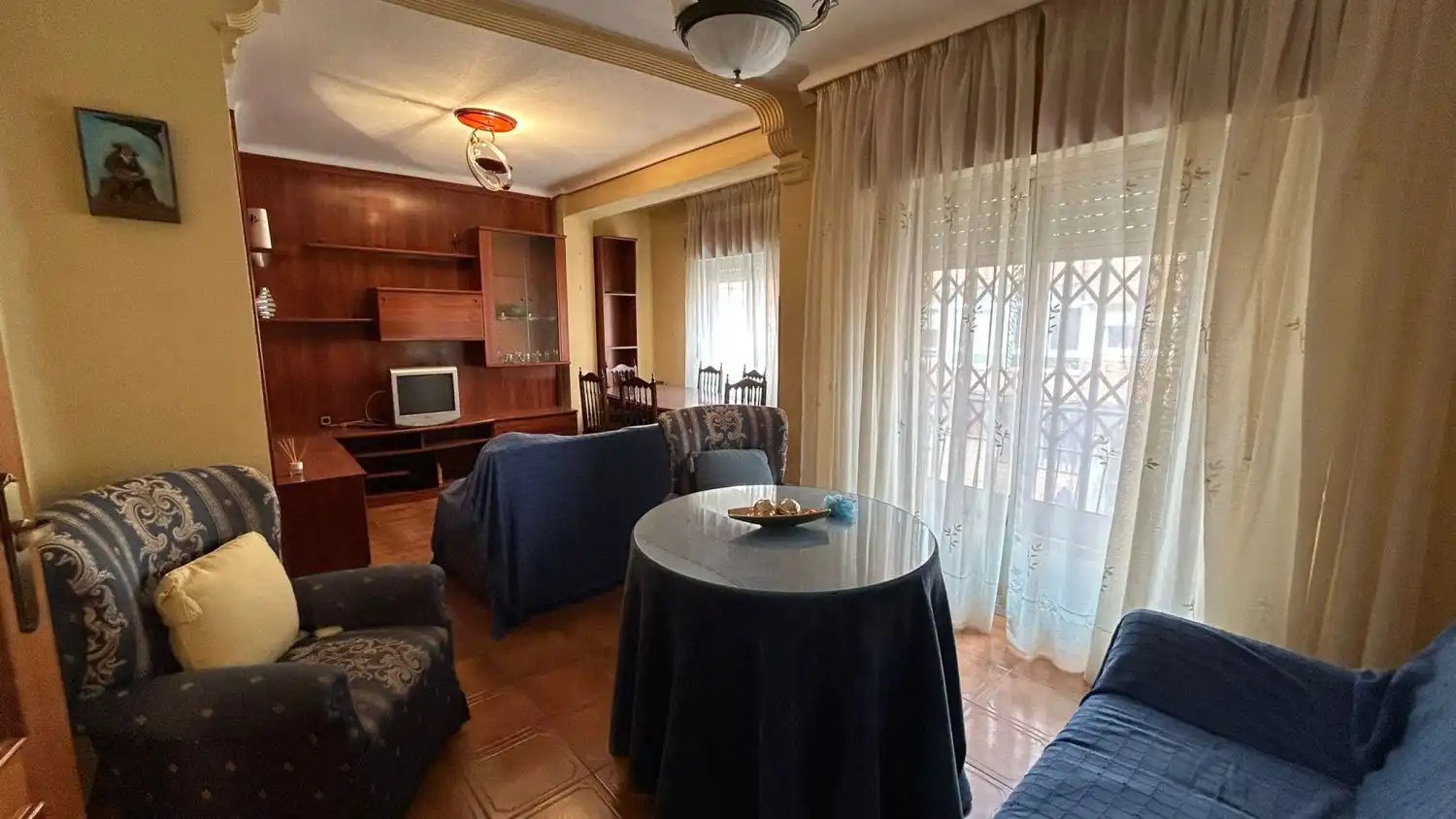 Living room of Flat for sale in  Albacete Capital  with Heating, Terrace and Balcony